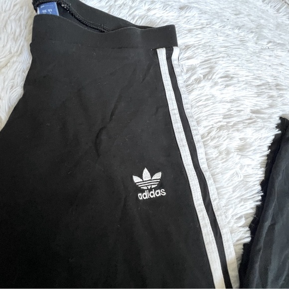 Adidas 3 Stripes women’s leggings size US small black - Picture 4 of 8